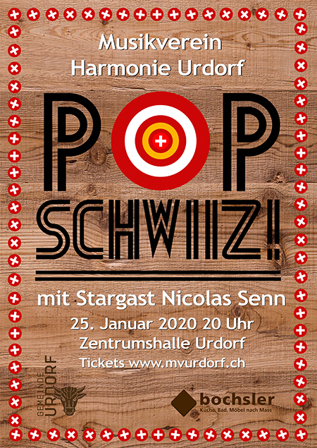 Jahreskonzert 2020, "Pop Schwiiz!", 25. Januar 2020